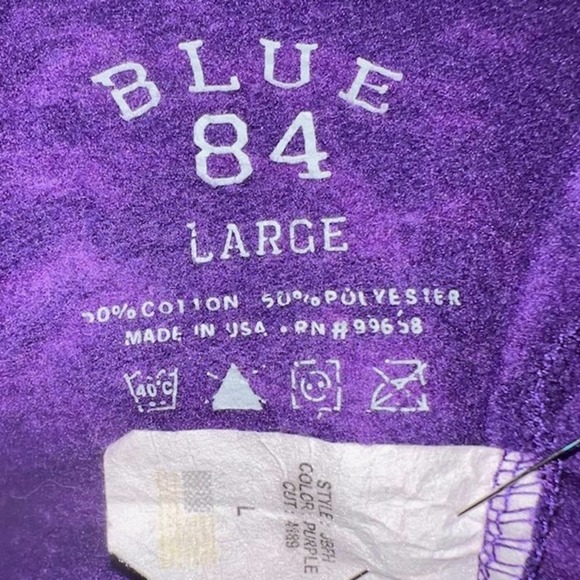 WASHINGTON HUSKIES BLUE 84 BRAND PURPLE LIGHTWEIGHT HOODIE SIZE LARGE - Picture 8 of 8